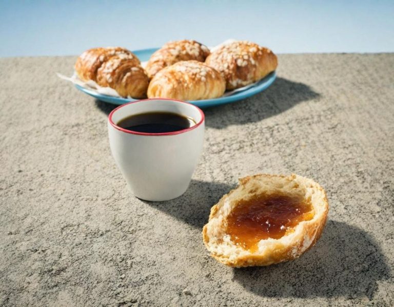 Kaffee und Frühstück